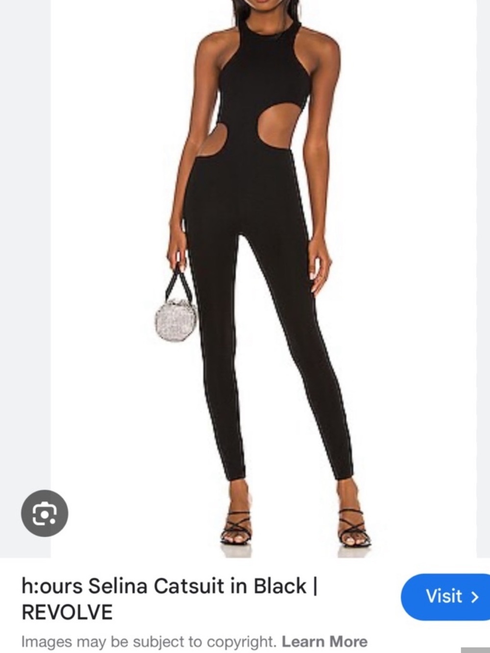 h:ours Selina Black Cutout and Catsuit